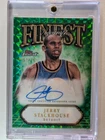 2024-25 Finest Jerry Stackhouse Finest Autographs Green Geometric Refractor #/75