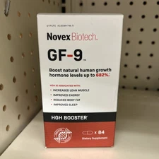 Novex Biotech GF-9 GH Boosting Supplement 84 Count - EXP 03/2026