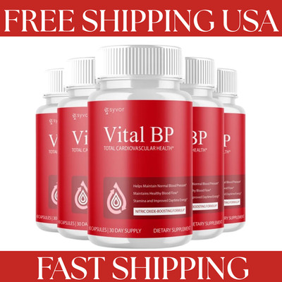 (5 Pack) Vital Solution Support BP innovative Vitamin Blood VitalBP 300 Capsules