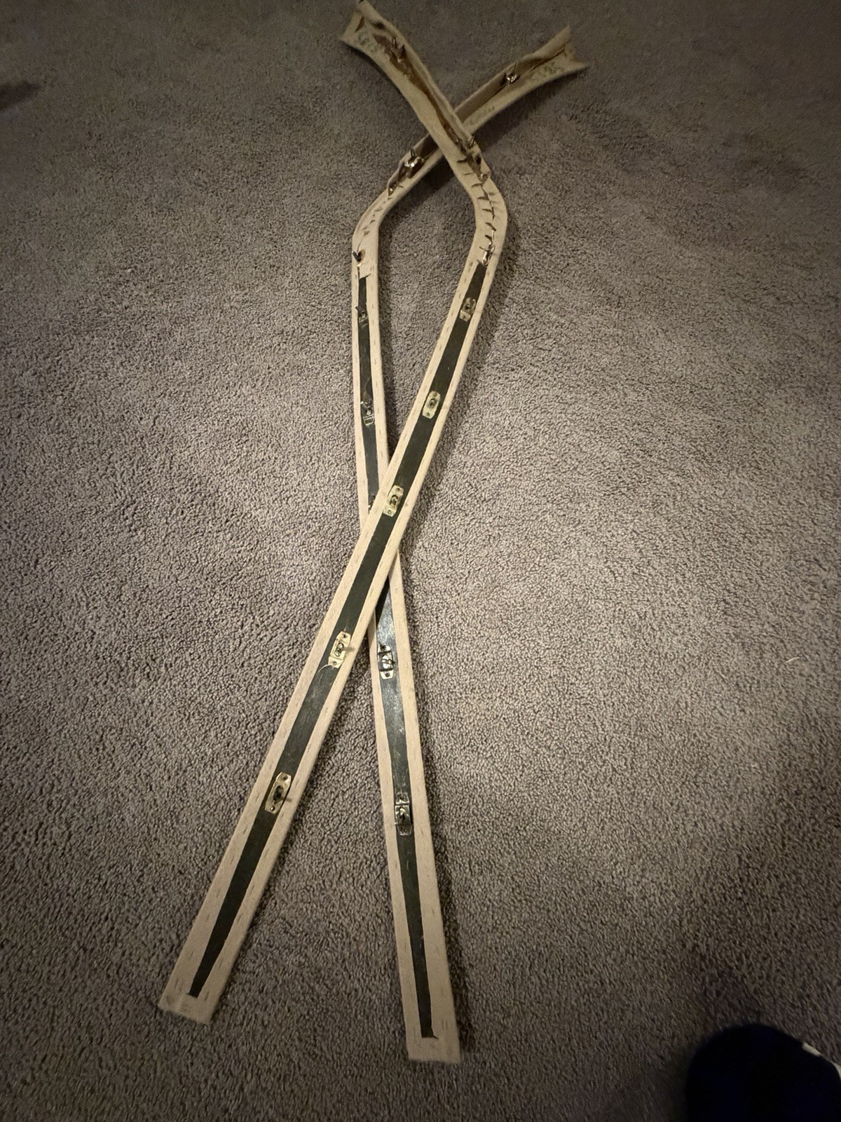 ROLLS ROYCE SILVER SPUR FULL HEADLINER INTERIOR PILLAR TRIM - PARCHMENT TAN