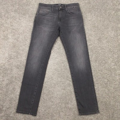 Mavi Jeans Mens 29x32 Black Faded Jake Slim Straight Flex Stretch Denim Pants