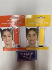 Amscan LOT OF 2 Orange & Yellow Makeup Kit 2pc