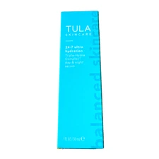 Tula 24-7 Ultra Hydration Triple-Hydra Complex Day & Night Serum 1 oz SHIPS FREE