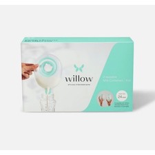 Willow Reusable Milk Containers Two-Pack 24 mm 4 oz. NEW Sealed Box