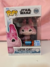 Funko Pop Star Wars Loth Cat 799 NYCC Diamond Con Official Sticker Feline Pink