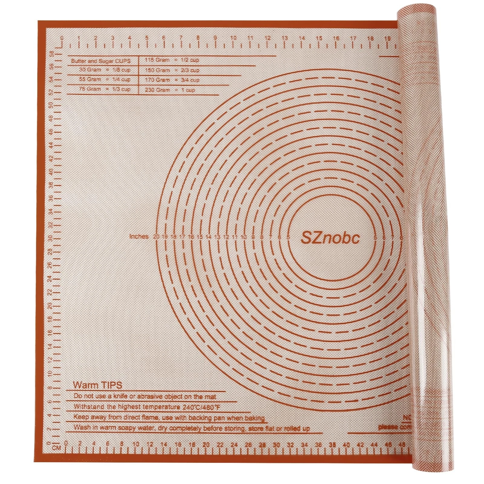 Extra Large Silicone Pastry Mat 34x26 Inch - Nonstick Baking Mats with Measur...
Opens in a new wind