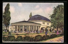 Künstler-AK Claus Bergen: Köln, Deutsche Werkbund-Ausstellung 1914, Ansicht vom 