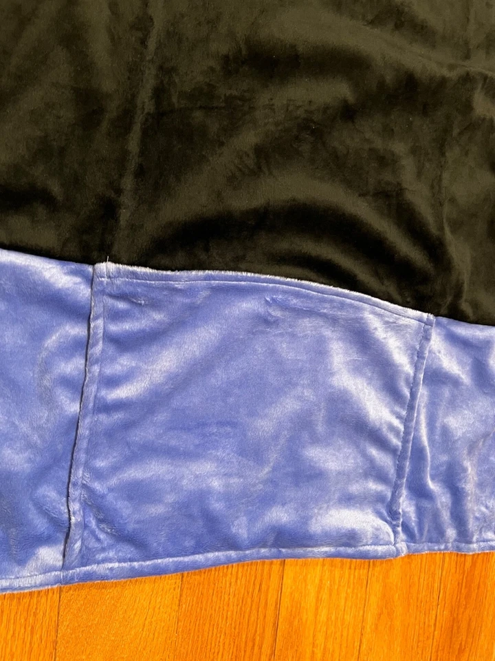 Star War Blue and Black Pillow Blanket, embroidered as shown - Image 4 of 4