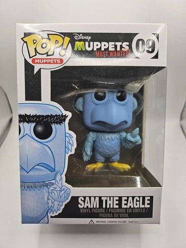 The Muppets Sam The Eagle #09 VAULTED FUNKO POP VINYL FIGURE *RARE*+ protector