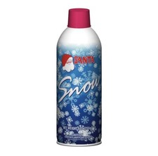 Santa Snow Blower Spray Artificial Fake Snow Flocking Touch Up Christmas 9 OZ