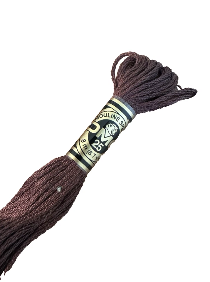 Cross Stitch Floss DMC Mouline Special Cotton Assorted Colors Ply 8 Lot of 13 - Image 2 of 4