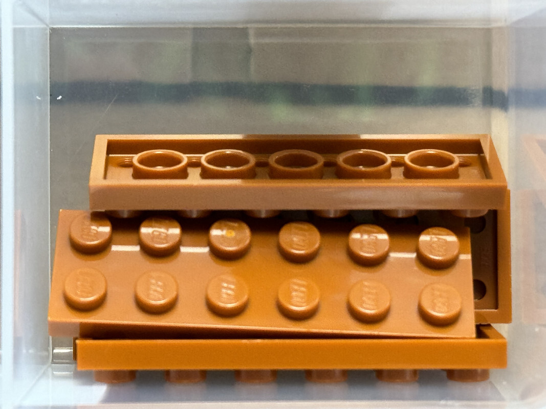 o LEGO Parts - Dark Orange Plate 2 x 6 - No 3795 - QTY 5 | eBay