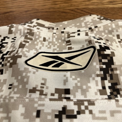 Pittsburgh Penguins Reebok Center Ice Digital Camo Military Jersey Men Size L - Picture 16 of 16