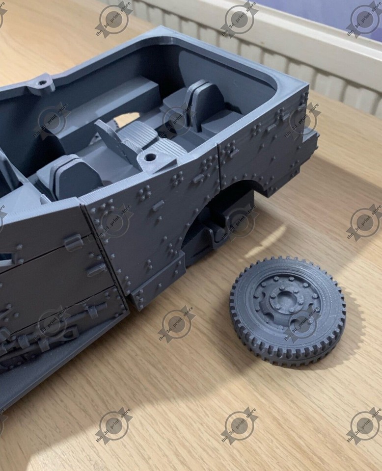 WW2 USA M3 SCOUT CAR, 3D PRINTED, MANY SCALES AVAILABLE | eBay