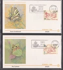 SPAIN 1985 2 FLEETWOOD FIRST DAY COVERS EUROPA MUSIC + BUTTERFLY CACHET