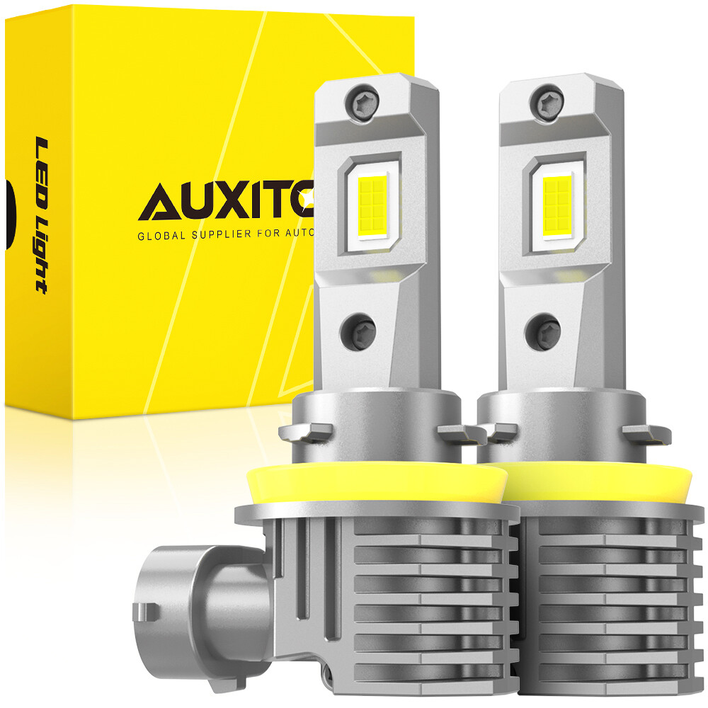 AUXITO H11 H9 H8 LED Headlight Bulbs 60000LM Super Bright Hi Low Beam White for US Cars