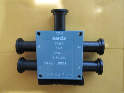 Narda Microwave SV143DS   SP4T Switch 2-18GHz