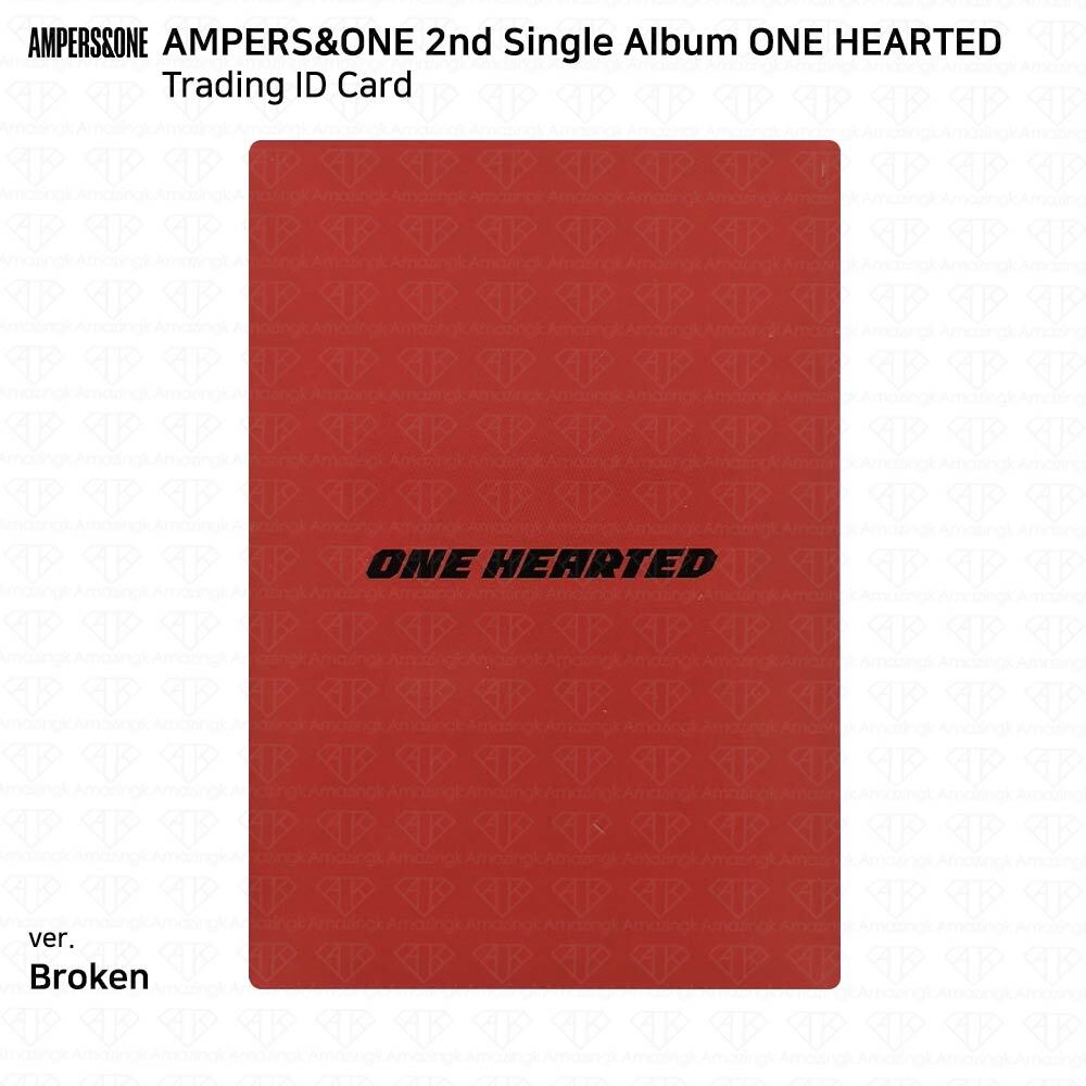 AMPERSANDONE 2nd Single Album ONE HEARTED Photocard Sticker
