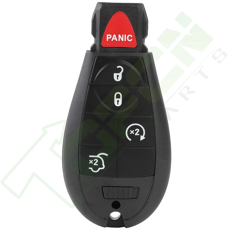 2 para Jeep Grand Cherokee 2008-2010 entrada sin llave mando a distancia coche llavero Foto 3 de 4