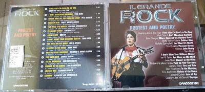 CD DeAGOSTINI IL GRANDE ROCK PHIL OCHS PETE SEEGER TIM BUCKLEY ODETTA JOAN BAEZ