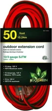 GoGreen Power (GG-14050) 12/3 50’ SJTW Outdoor Extension Cord, Lighted...