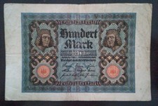 Germany 100 Mark 1920 17