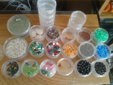 Miscellaneous Beads And Storage Containers