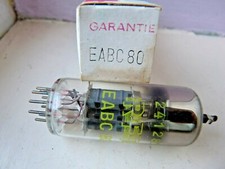 2X EABC80 TUBE Philips. NOS NIB