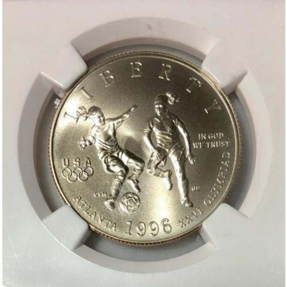 1996 S Soccer Half Dollar NGC MS70 ***Rev Tye's Coin Stache*** #301089 - Image 2 of 2