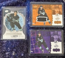 Tye Kartye 2023-24 Upper Deck Ice Ice 6 CARD ROOKIE LOT Seattle Kraken