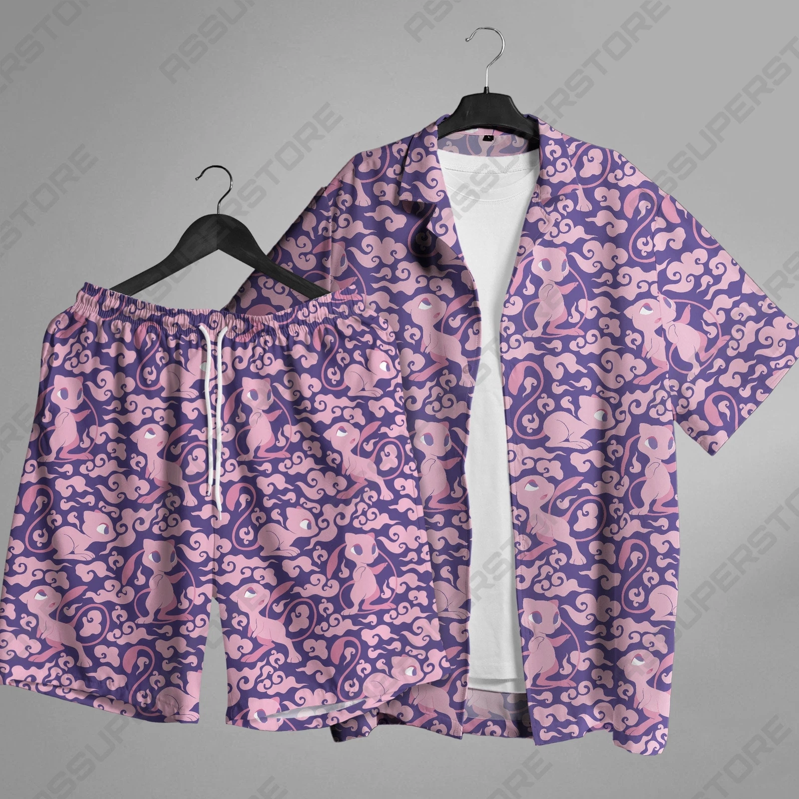 Mew Hawaiian Shirt Mew Hawaii Button Up Shirt Gift
Opens in a new window or tab