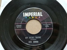 FATS DOMINO - My Real Name / My Heart Is Bleeding 1962 IMPERIAL Rock n Roll 7