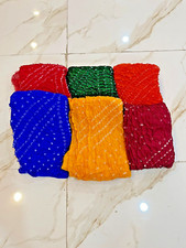 wholesale Bandhej Silk Dupatta Hand Tie-Dyed Summer Uses Scarf Traditional Scarf