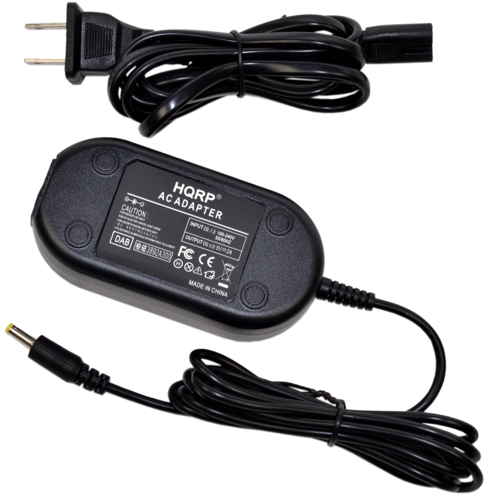 HQRP AC Power Adapter for Panasonic Camcorders, VSK-0712 VSK-0780 Replacement