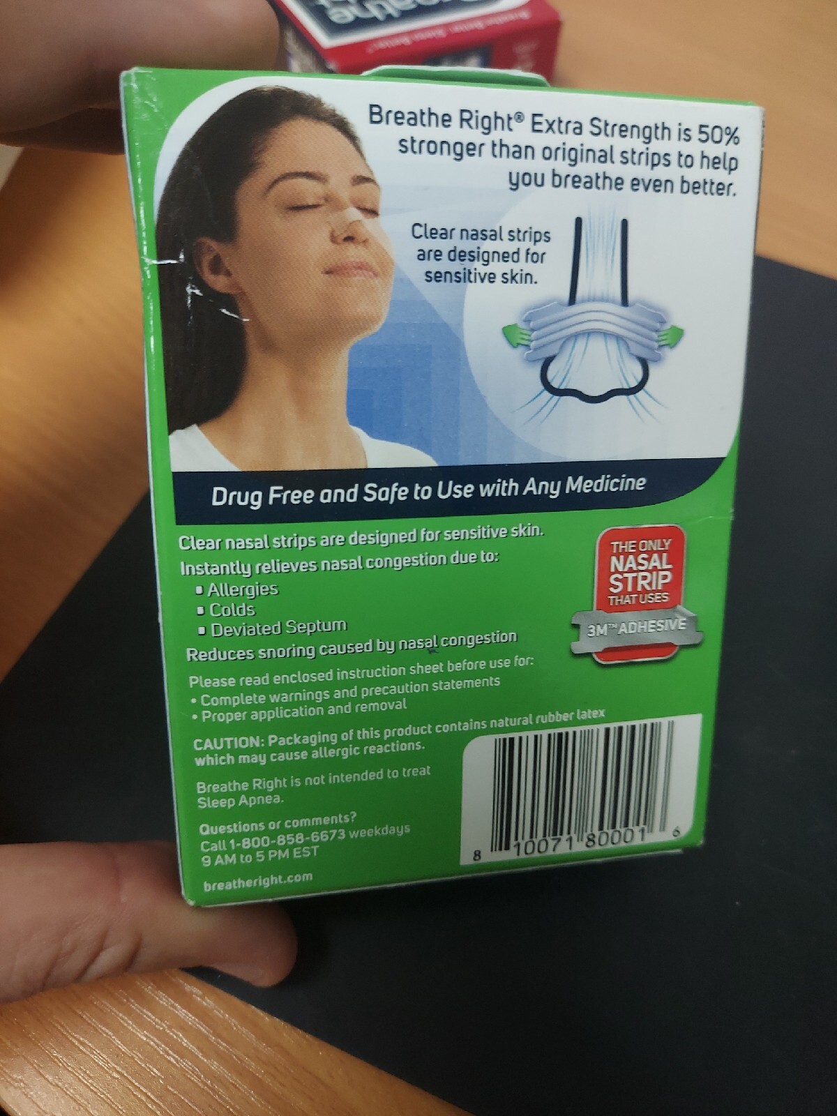 Breathe Right Nasal Strips, Extra Strength, Clear Nasal Strips 2 BOXES 810071800016 eBay