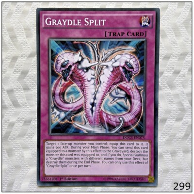 Graydle Split - DOCS-EN075 - Common 1st Edition Yugioh