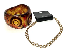 New ZAD 14" Long Classic Choker And Chic Swirl Bracelet