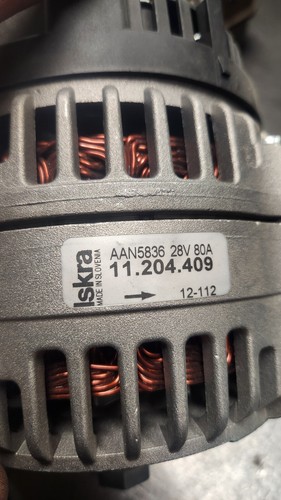 IA1031 / MG473 OEM Iskra Alternator 28 Volt 80 Amps for Deutz Engines. - Picture 4 of 6