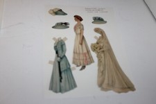 PRESENTING LETTIE'S SISTER AS A BRIDE PAPER DOLL MARCH 1909 (complete)