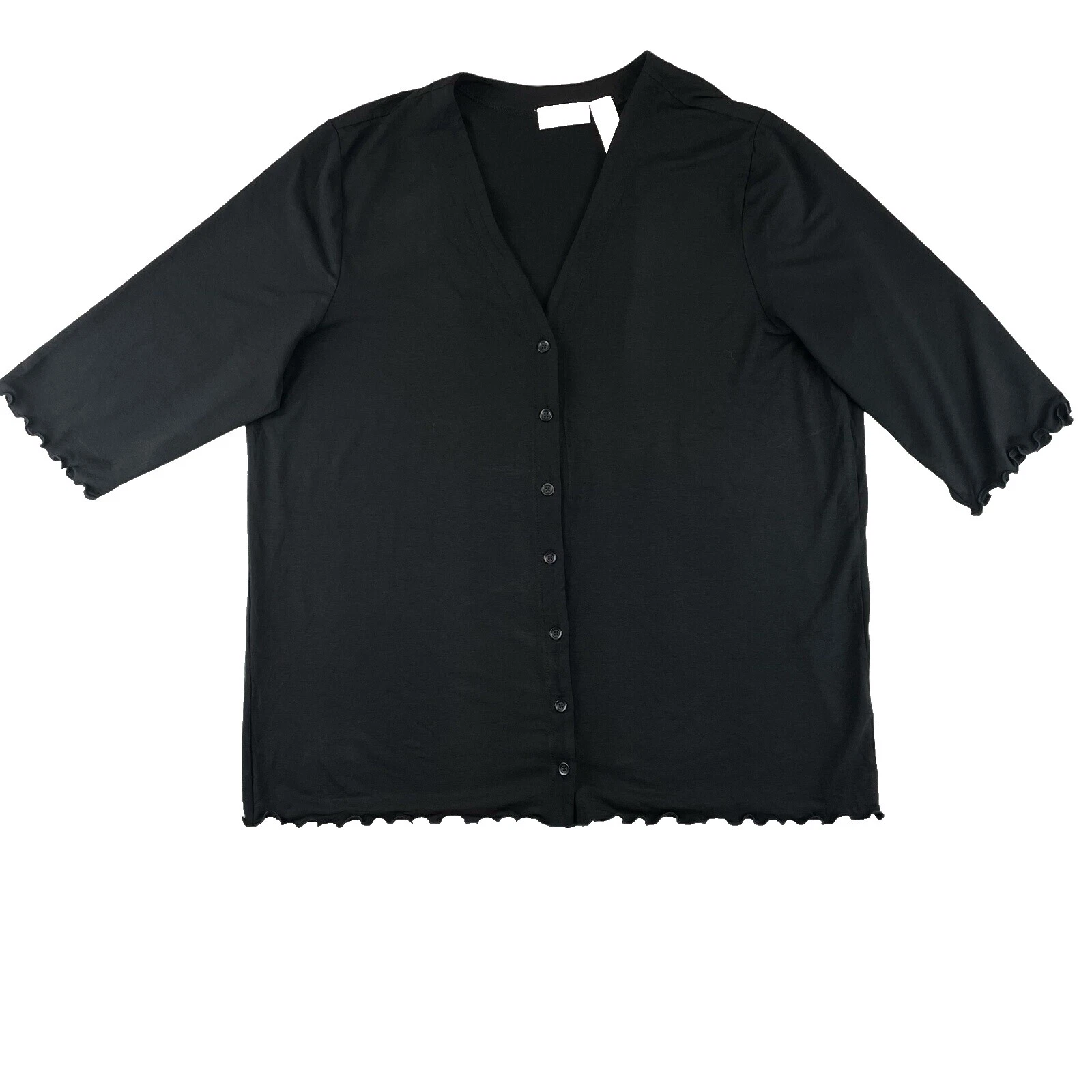 Liz Claiborne Solid Plus Blouse Tops for Women
