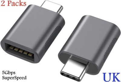 2x Honda Universal MacBook Thunderbolt 3 USB-C auf USB 3.0 SuperSpeed OTG Adapter