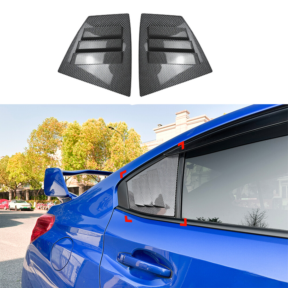 Carbon Fiber Rear Window Louver for Subaru WRX STI VA 2014-2021