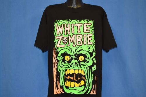Vintage 90s 1997 WHITE ZOMBIE usa Size S-3XL VTG Black Gildan T Shirt Reprint