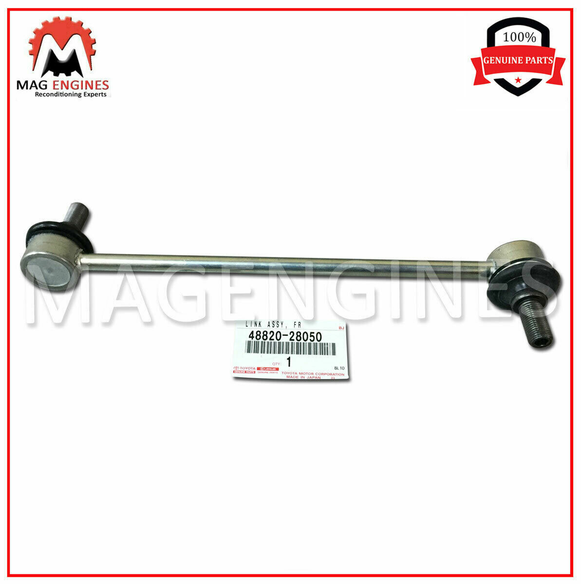 48820-28050 GENUINE OEM FRONT STABILIZER BAR LINK ASSY, RH/LH