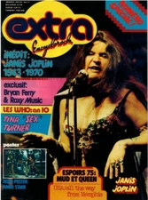 Janis Joplin Magazine Extra Encyclorock January 1975 Queen Tina Turner Slade Who
