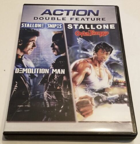 Demolition Man/Over the Top (DVD, 2006) Sylvester Stallone, D'OCCASION TRÈS BON  - Photo 1 sur 3