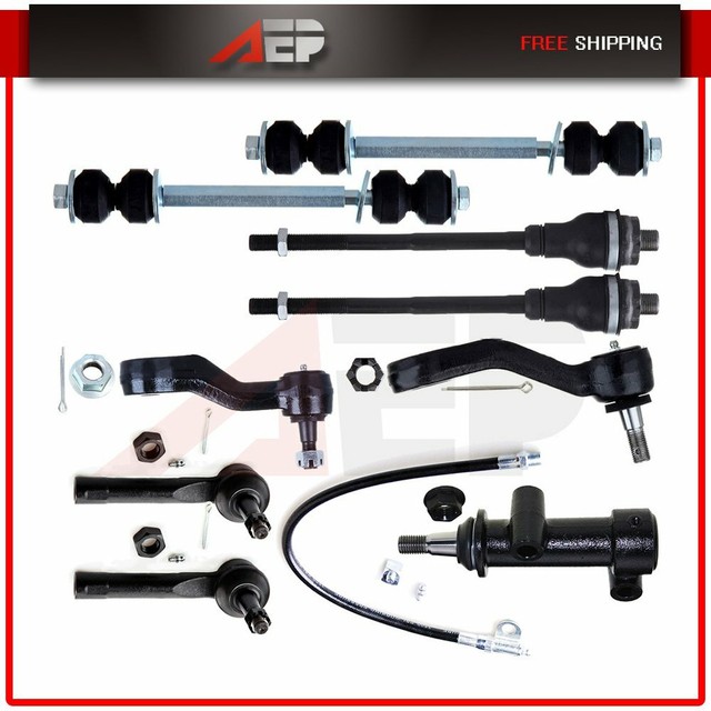 Suspension Sway Bar Tie Rod End Pitman & Idler Arm Bracket For