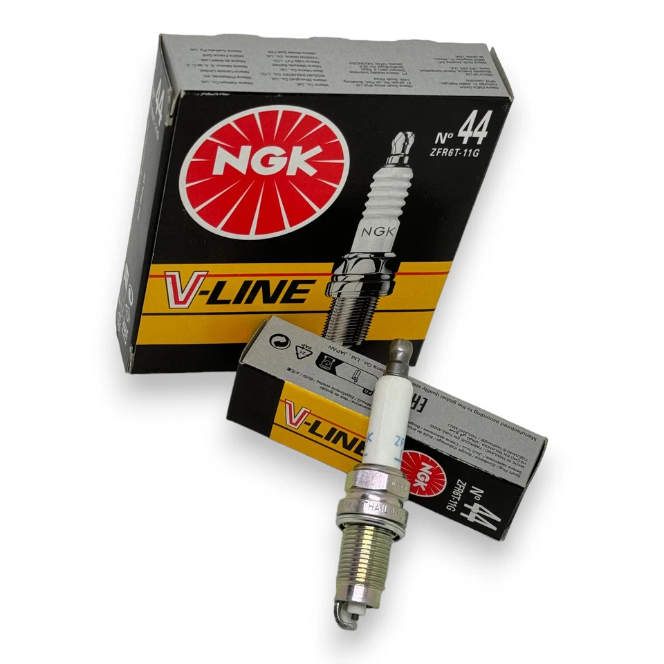 4x bujías V-Line NGK para VW Golf Plus 1.4 59kW año 2006-2014 + pasta - Imagen 4 de 4