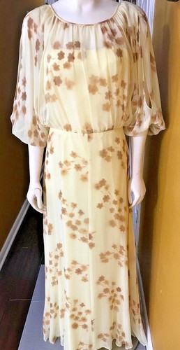 Women Vintage Bohemian Chiffon Dress - Bild 7 von 9