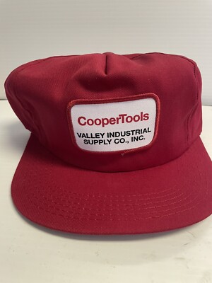 Vintage Cooper Tools Valley Industrial Supply Company Snap Back Hat. Adjustable